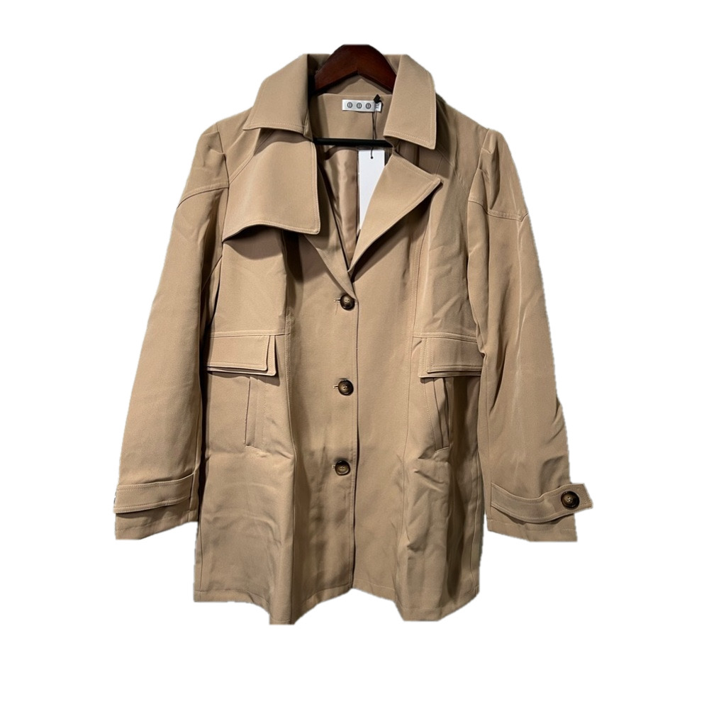 NWT Women Mid Trench Coat Sz XL